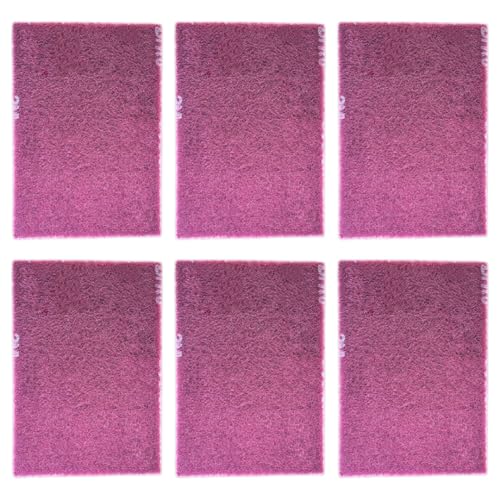 Image of Made with 3M Scotch Brite 7447 Multi Purpose Hand Pad Abrasives Scuff Pads Sanding Metal Heavy Duty Aluminum Oxide Scuffing Cleansing Blending Cleaning 6 X 9inch, 6 Piece