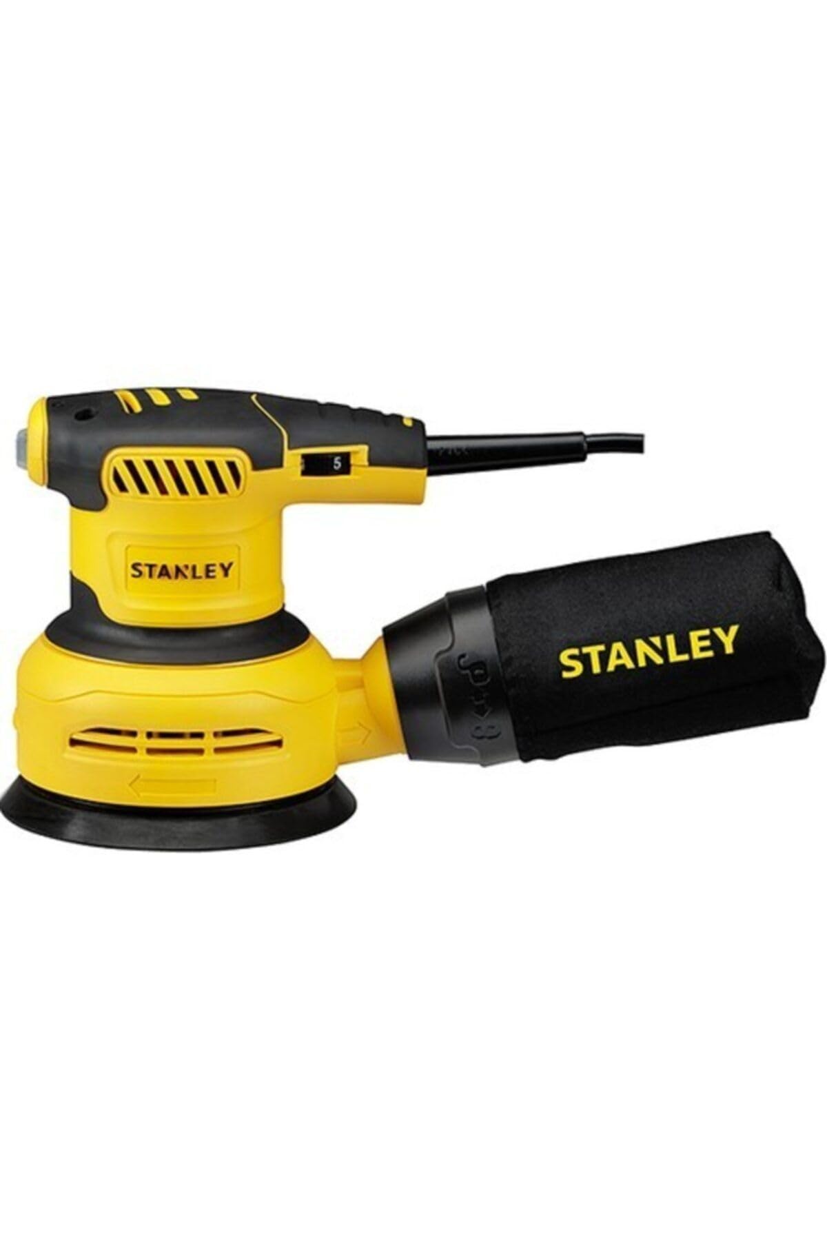 Stanley 300W 115mm Ekzantrik Zımpara, Sarı-Siyah : Amazon.com.tr