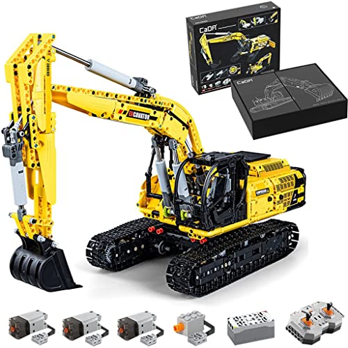 HOLYCOB Technic Excavadora sobre orugas Modelo de camión de Juguete Cover