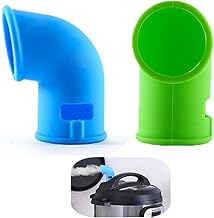 KeepingcooX Steam Diverter Pressure Release Valve Compatible with Instant Pots Duo/Ultra/Smart/Nova/Viva Models, for 5/6 Qt InstaPot | Pressure Cooker Accessories, Shoot Steam Where you want, 2 Pcs