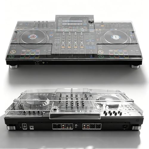 Image of Polycarbonate Dust Cover for AlphaTheta XDJ-AZ, Transparent Crystal-Clear PC Hard Shell DJ Equipment Protective Cover, Dustproof Shockproof Spill Resistant for Travel