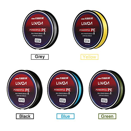 DECDEAL 300M / 330Yds 8 fios PE linha de pesca trançada Super Strong Multifilament linha de pesca ca