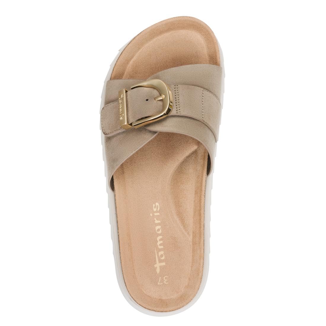 Tamaris Damen Fußbett Pantolette mit Trichterabsatz