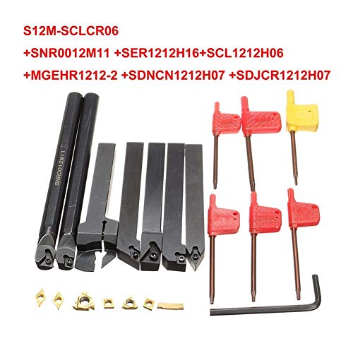 Set de 7 Barras de Torneado de 12mm con Inserciones miniatura 3