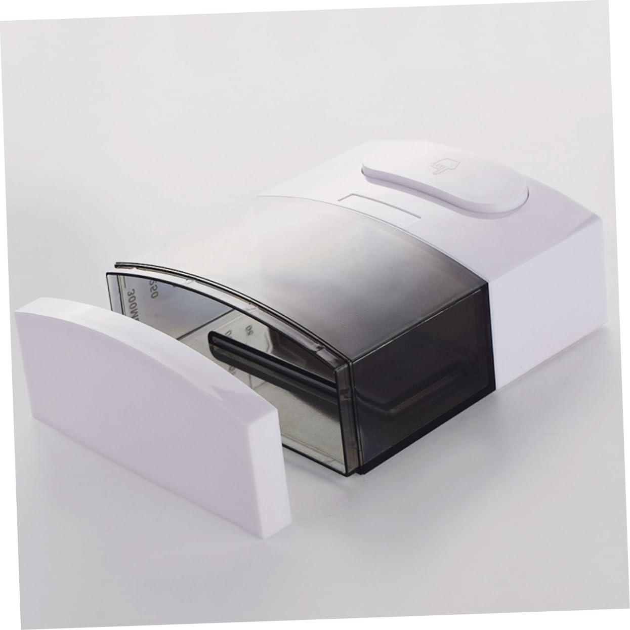 Unomor Foaming Hand Soap Dispenser Wall Mount 300ml Refillable Soap Pump Plastic Shampoo Dispenser