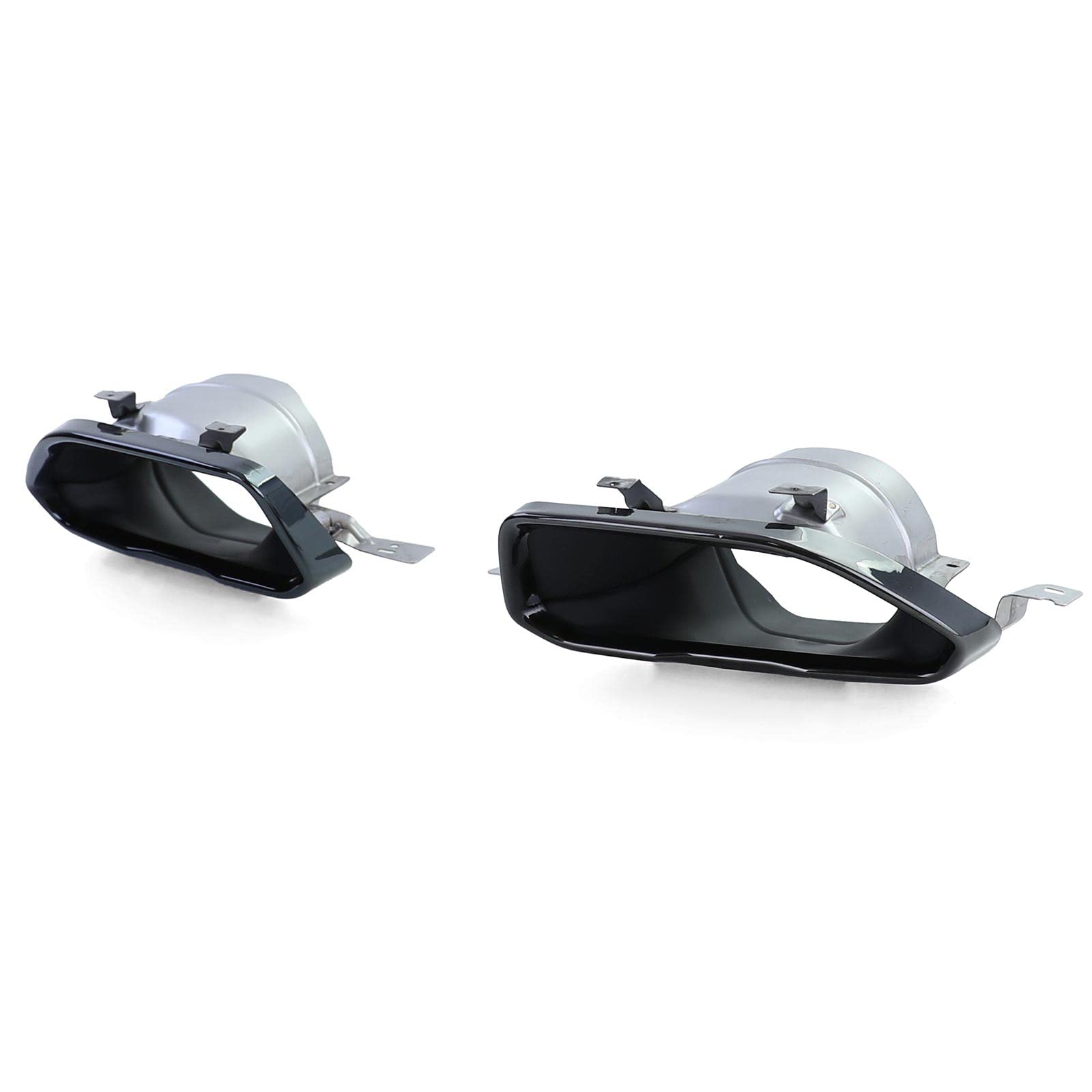 Sport Heckdiffusor Glanz + Endrohre 440 Look passt für 4er BMW G22 G23 420 430