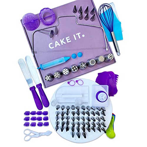 Cake IT. Set Pasticceria, Set di 137 Pezzi di Utensili per Decorazione...