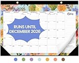 Desk Calendar 2025-2026, 18 Months Calendar Runs from July 2025 to December 2026 - Large 17