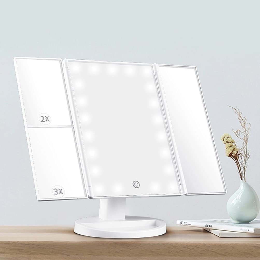 Buy MIQU Makeup Mirror with lights,Magnifying Lighted Led Mirror, Tri