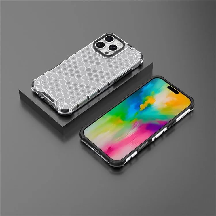 Image of Hard PC Back Case Cover for iPhone 16 Pro Max Anti Slip Ultra Thin Shockproof Reinforced Corners (Polycarbonate|Clear)