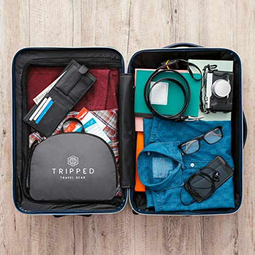 Tripped Travel Gear Travel Backpack- Foldable, Collapsible, Packable Lightweight Daypack For Hiking, Gym, And Airplane Personal Item That Fits Under Seats Backpack By Tim And Fin #TOP3