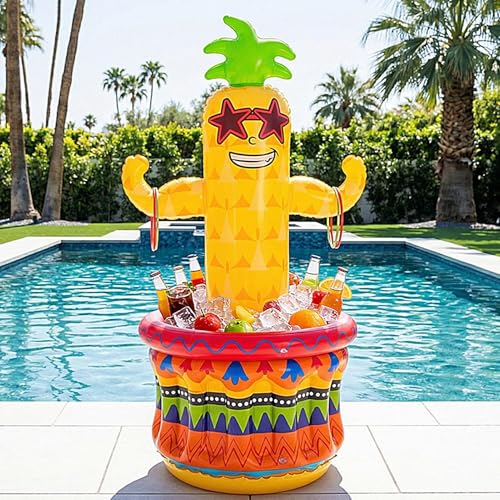 Fournitures de bar gonflables tropicales pour pool party et boue glacée