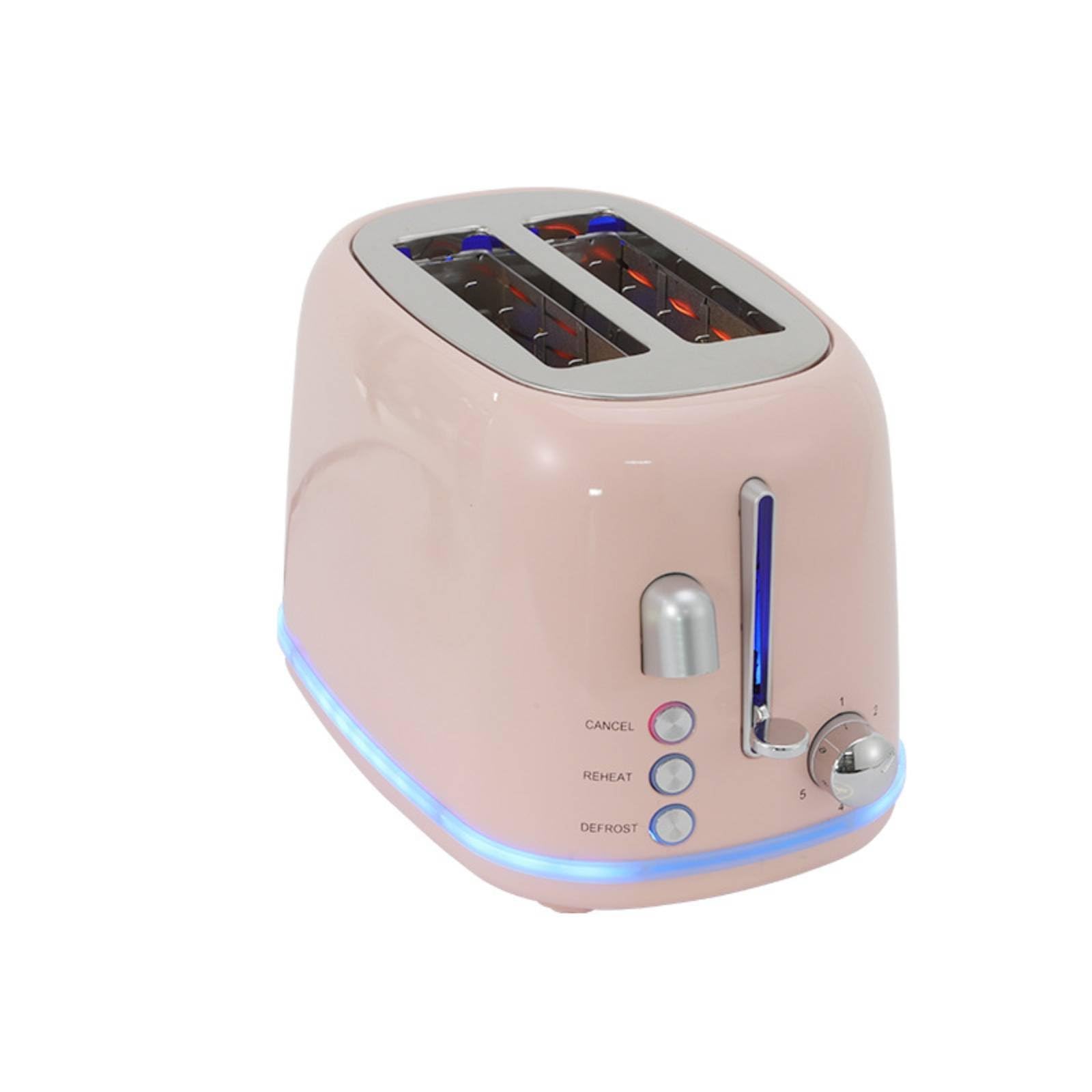 Multifunction Electric Toast Appliance Automatic 2-Slice Toaster Compact 2 Slice Toaster Easy to Use, Pink|Home & Garden | Kitchen Dining & Bar | Small Kitchen Appliances | Toasters-image-44