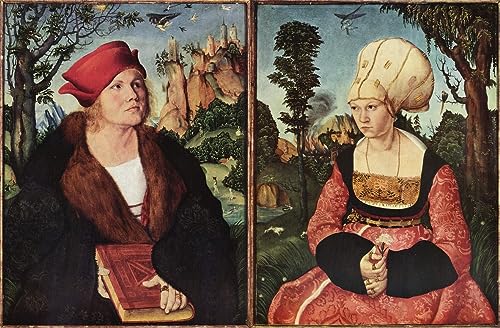 Art Mural Saint Michel Lucas Cranach l'Ancien Poster Tableau Décoration Chambre 60x90cm