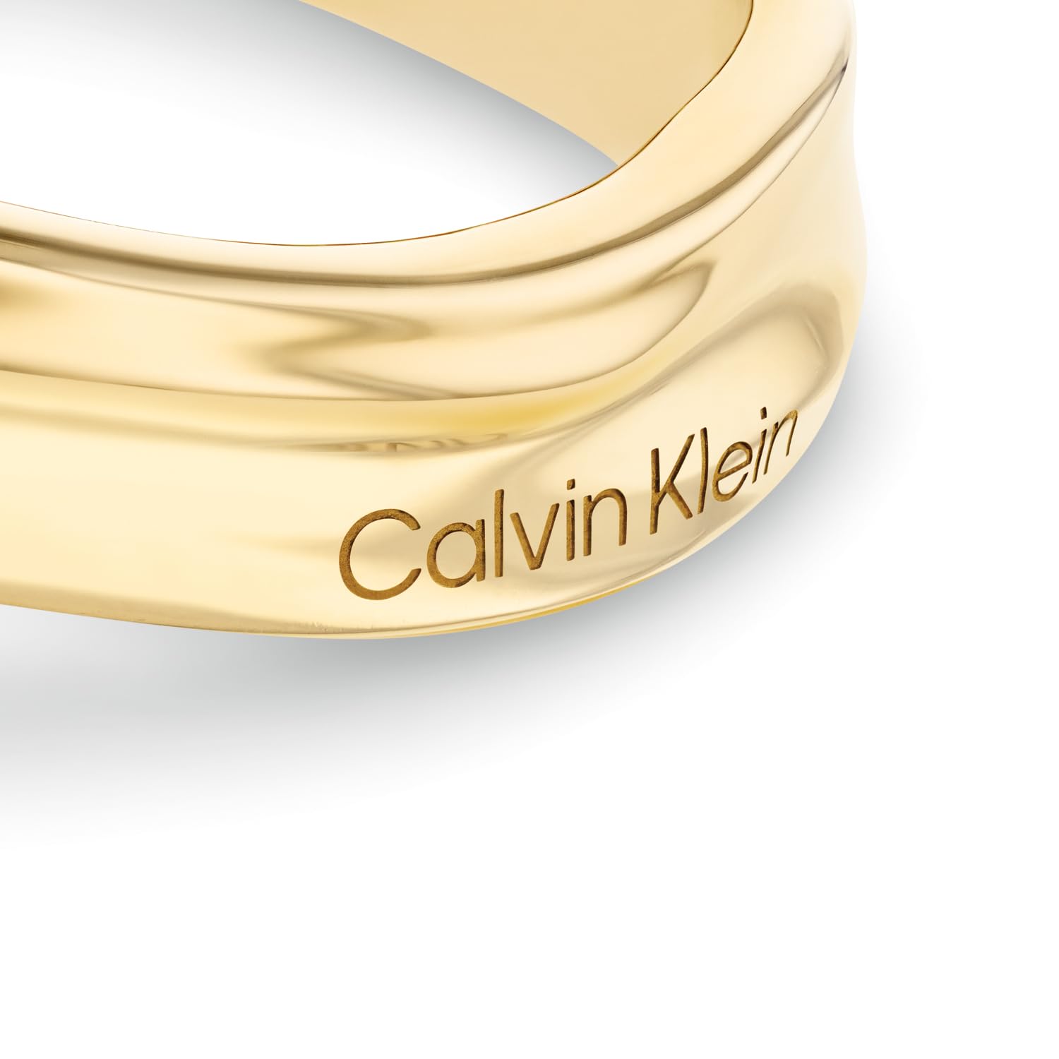 Calvin Klein Braccialetto Rigido da Donna Collezione ELEMENTAL in Acciaio Inossidabile - Disponibile in Argento o Dorato