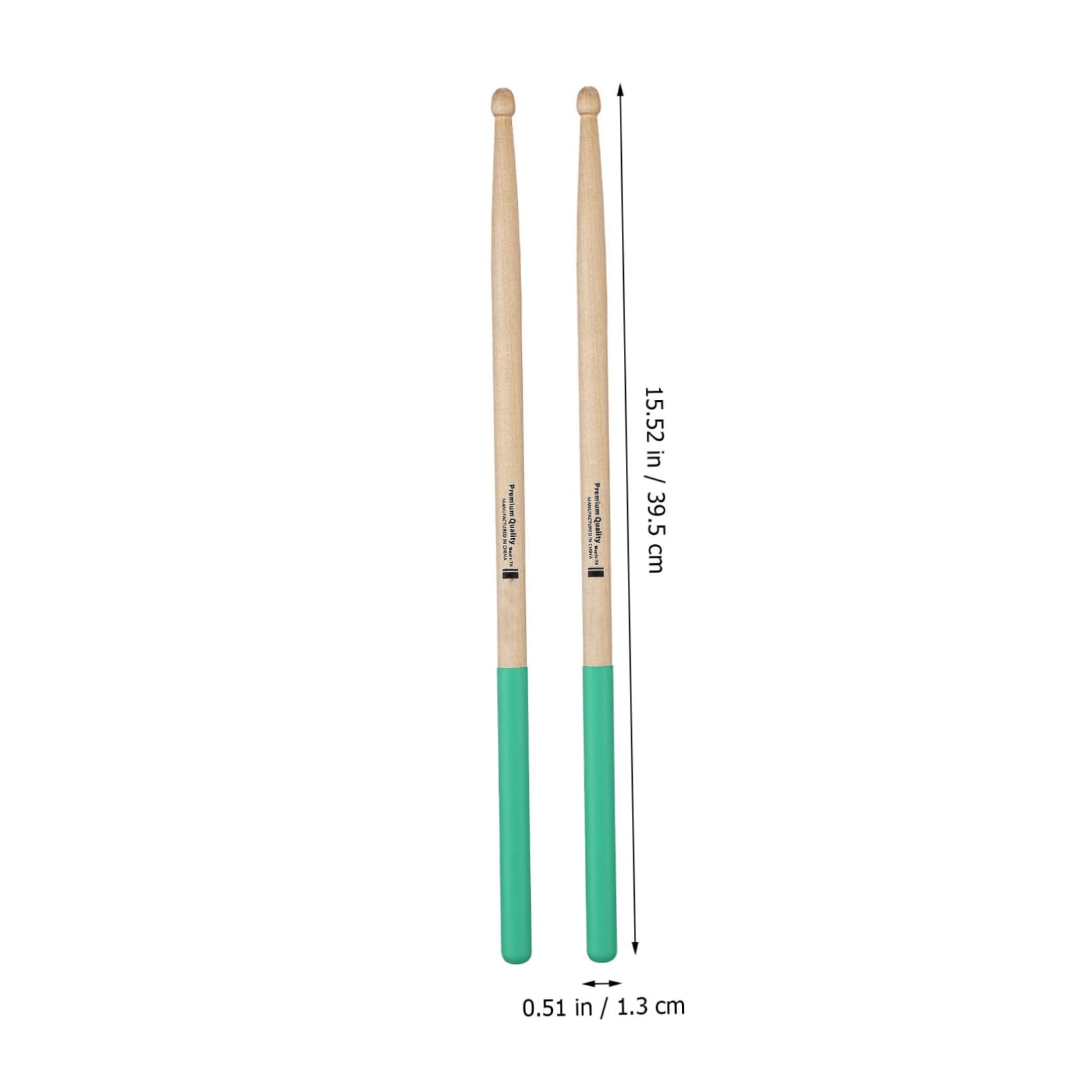 Abaodam 12 Paare Holz Schlagzeugstöcke Rutschfeste Drumsticks für Anfänger Erwachsene und Vielseitig Einsetzbar Langlebig und Stabil Farben