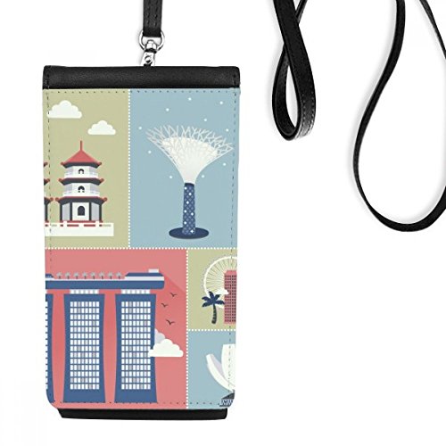 Sac téléphone Singapour en cuir pour vos sorties en ville
