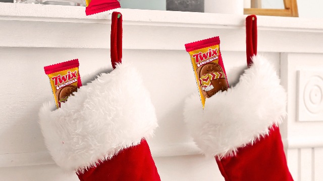 Amazon.com : TWIX Caramel Cookie Snowmen Christmas Chocolate Candy