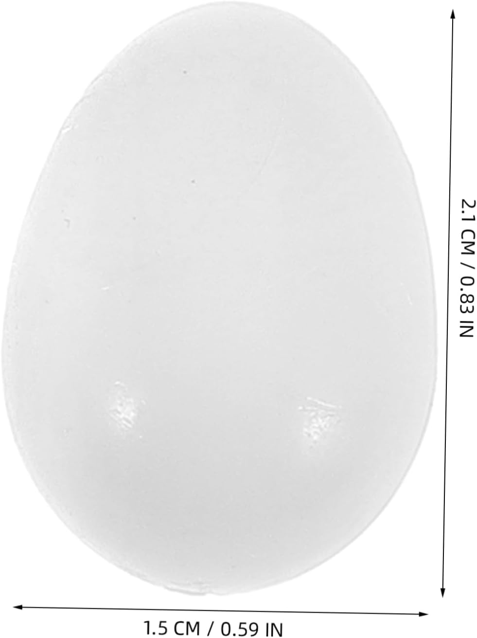 BESTonZON 30pcs Solid Plastic Parrot Eggs for Pigeon Breeding Realistic Artificial Pigeon Egg Substitutes for Nest Management and Hatching Supplies Versatile Training Aid for Various Bird