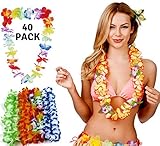 Luau Party Supplies 40 Hawaiian Leis Party Favors Leis Flowers Luau Decorations by NimNik