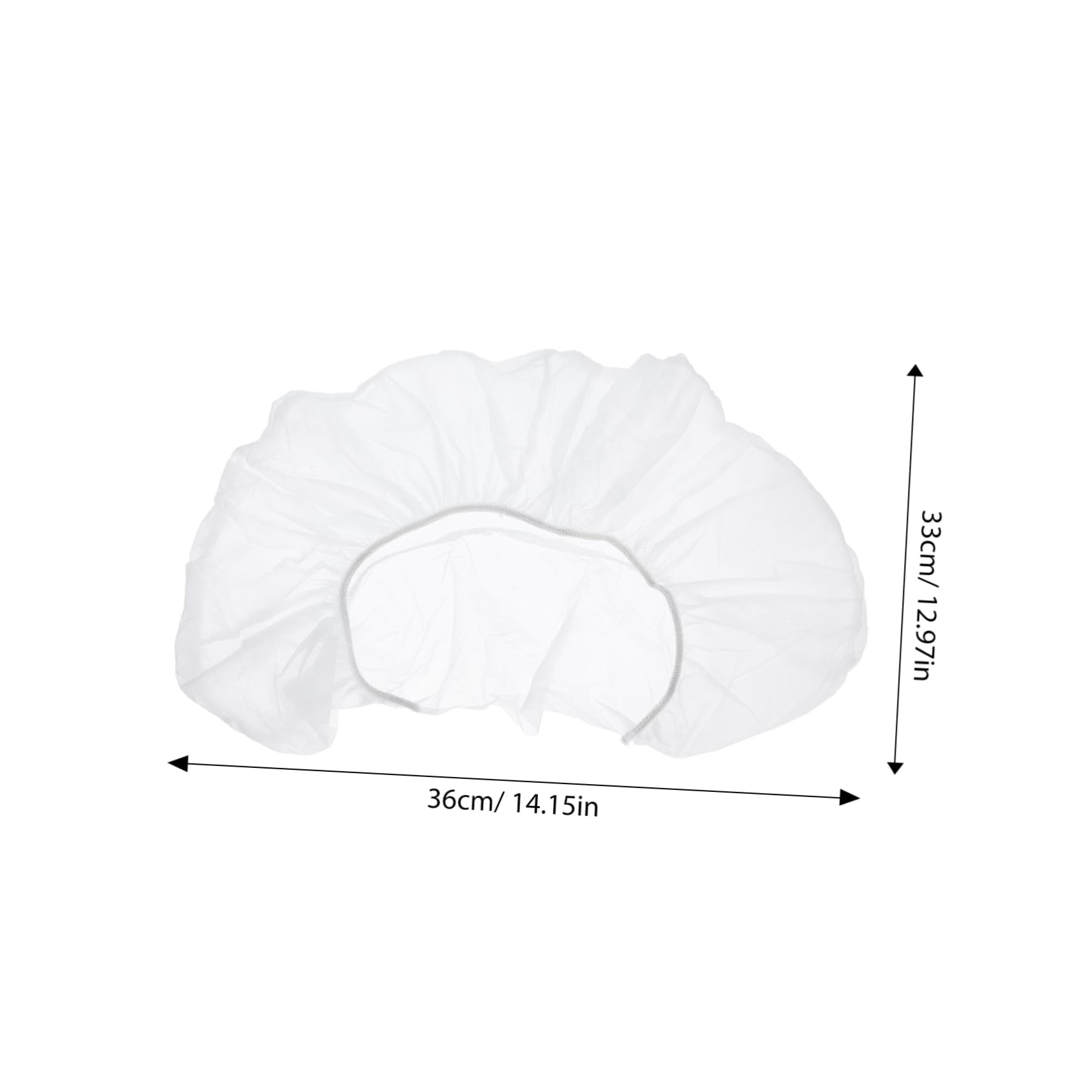 COLLBATH 50pcs Disposable Shaped Pillow Case Covers Ergonomic Non Woven Covers for Massage Tables Elastic Fit for Enhanced Comfort and