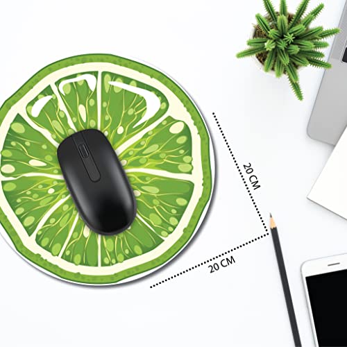 woopme® Fruit Lemon Theme Printed Mouse Pad for Laptop PC Computer Desktop Boys Girls Kids Mouse Pads Smooth Gaming L x H 20 x 20 CMS - Image 2