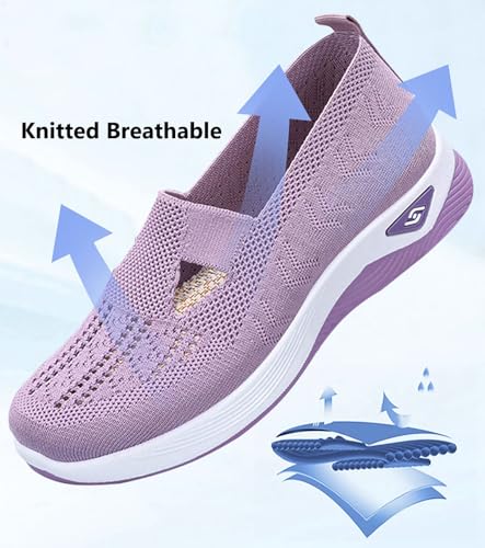 Generic Women Footwear Orthopedic Sneakers Woven Breathable Running Shoes Arch Support Walking Shoes Soft Sole Shoes Cloud Slide Orthopedic3