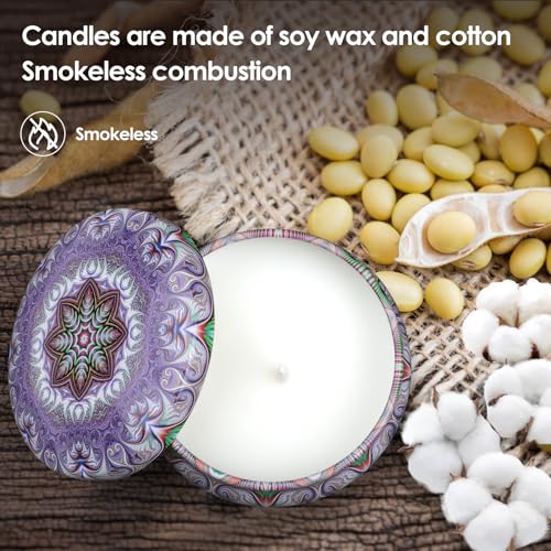 Scented Candles Gifts for Women, 12 Pack Candle Gift Set, Natural Soy Wax Aromatherapy Candles, Gift Sets Idea for Her, Girls, Friends, Mother's Day, Birthday, Valentines, Anniversary - Image 5