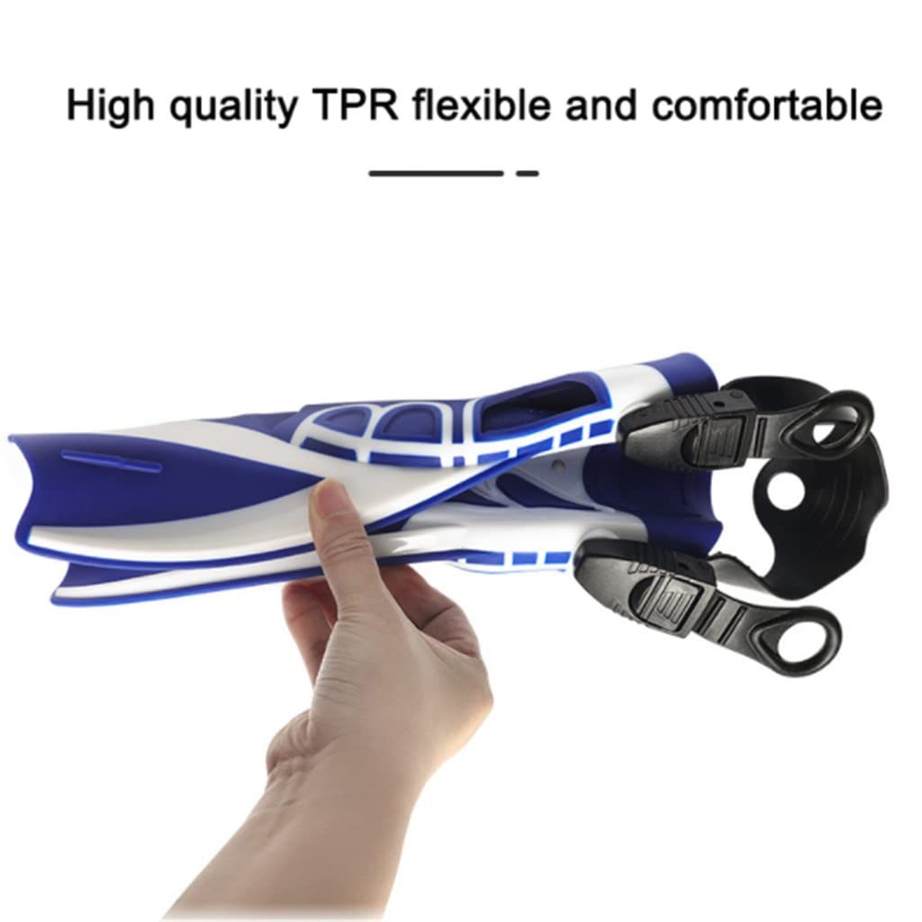 Scarpe da Spiaggia. Pinne Regolabili Antiscivolo TRP Scarpe da Nuoto e Immersioni Pinne Corte Professionali for Snorkeling Attrezzatura Subacquea