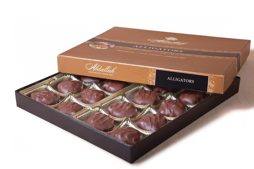 Abdallah Chocolates-Milk Chocolate Alligators, 1 lb,.