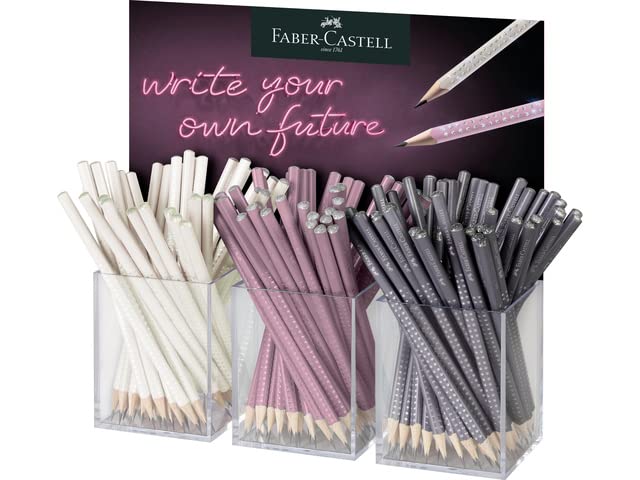 Faber-Castell 118226 ołówek z tworzywa sztucznego, 3 sztuki, szerokość 320 mm x wysokość 275 mm x długość 150 mm