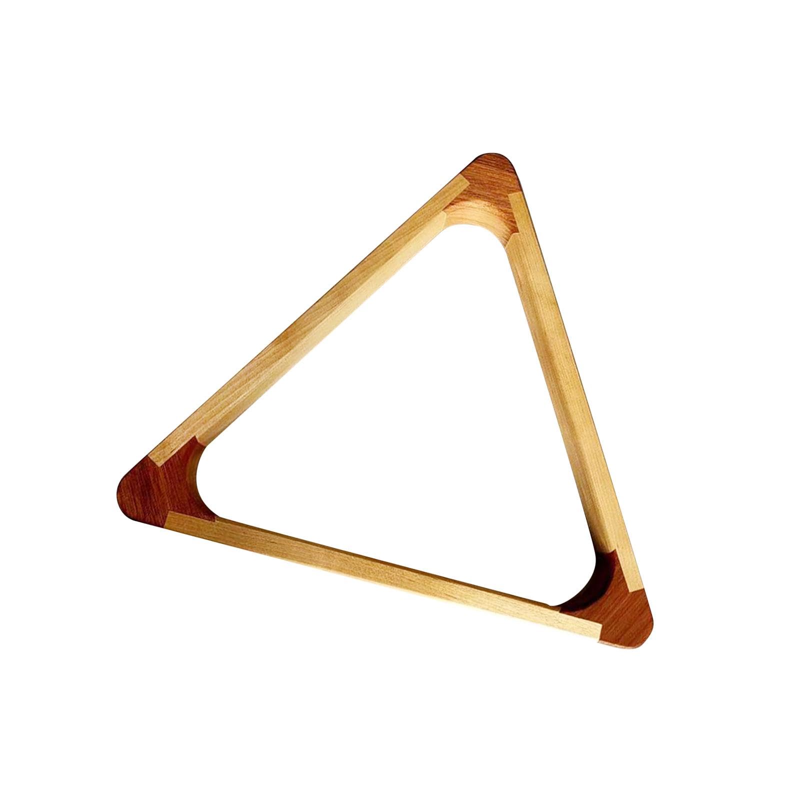 Baoblaze Triangolo Biliardo Porta Biglie in Legno per 8 Palline Triangolo Biliardo 8 Palline
