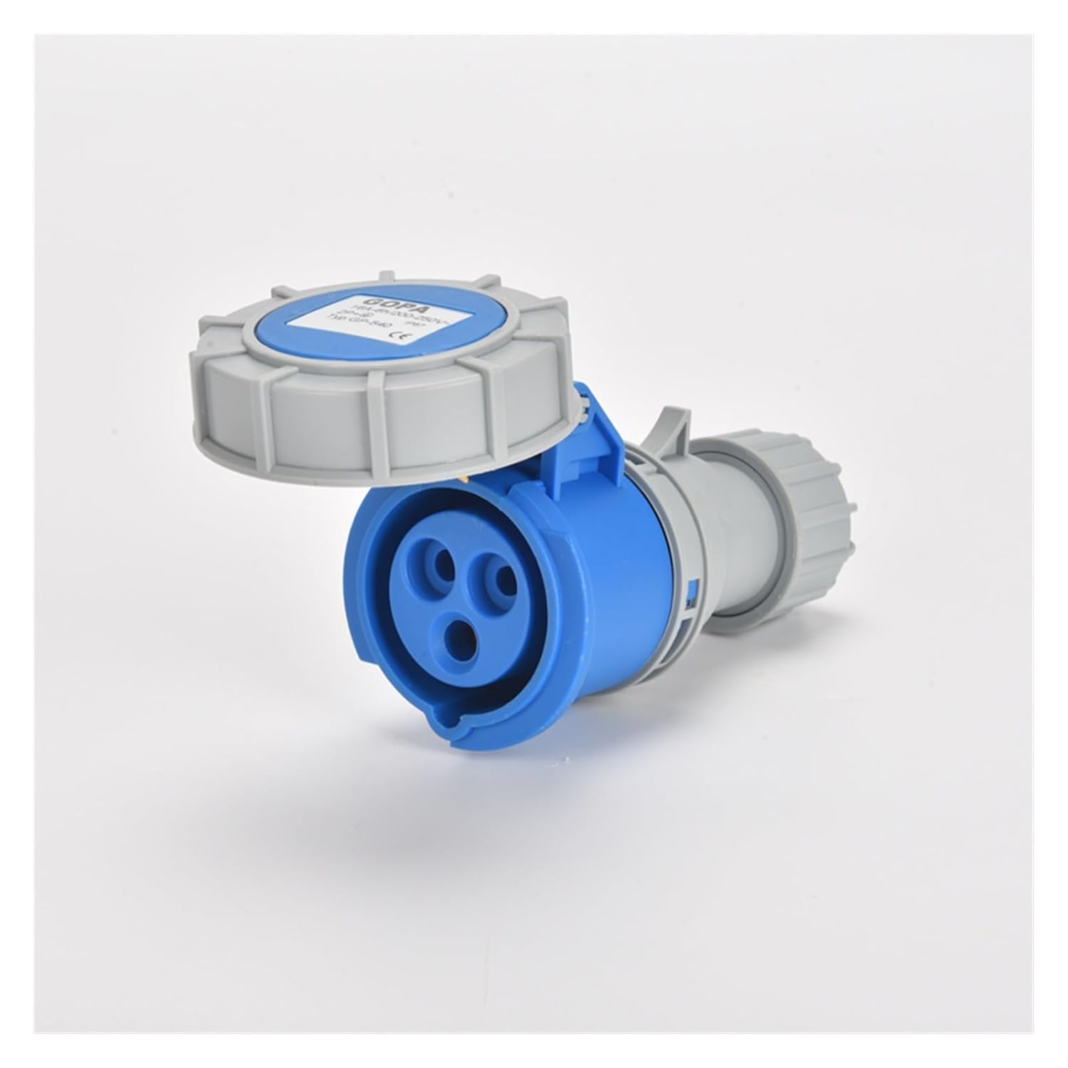 IP67 Industrial Plug and Socket Electrical Connector 3PIN 4PIN 5PIN 16A/32A Waterproof Panel Surface(Connector 4P32A)