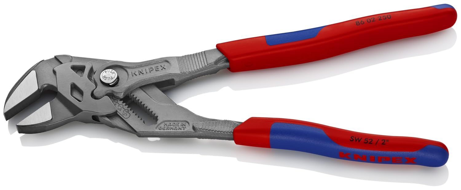 KNIPEX Tools 86 02 250 10-Inch Pliers Wrench Black Finish Comfort