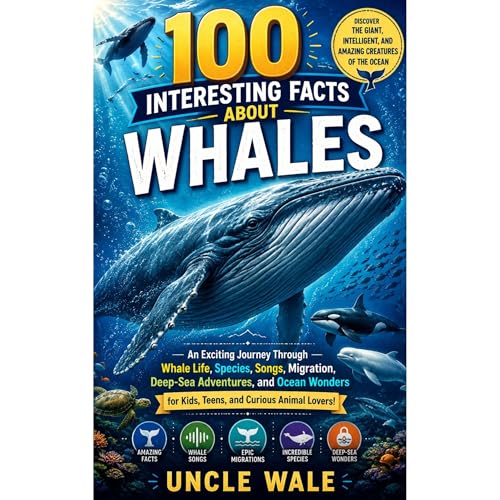 100 Interesting Facts About Whales: Discover the Giant, Intelligent, and Amazing Creatures of the Ocean Audiolibro Por Uncle 