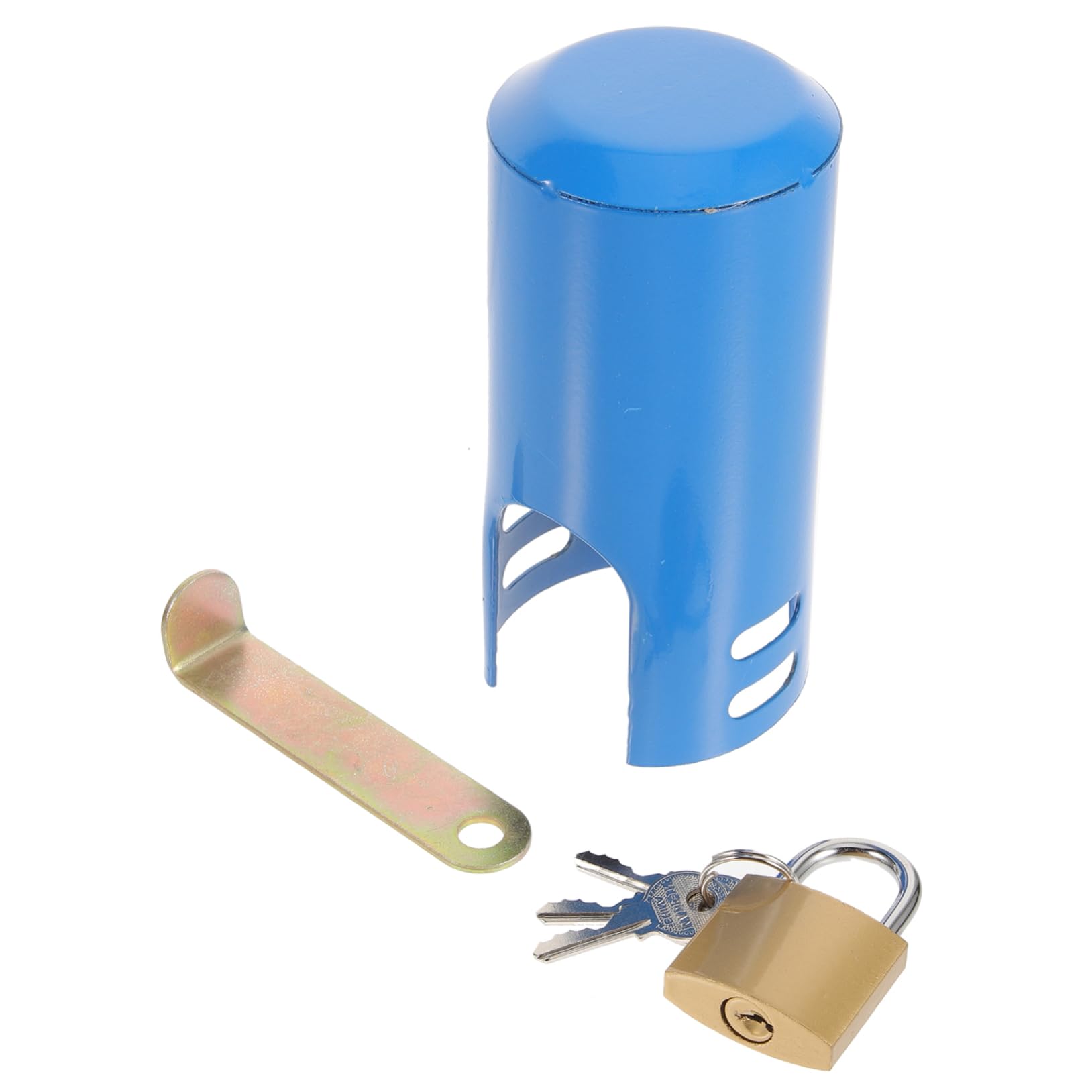 NULYLU Faucet Covers for Winter Protection Outdoor Spigot Lock Valve Lockout and Safety Padlock Easy Installation Water Hose Lock