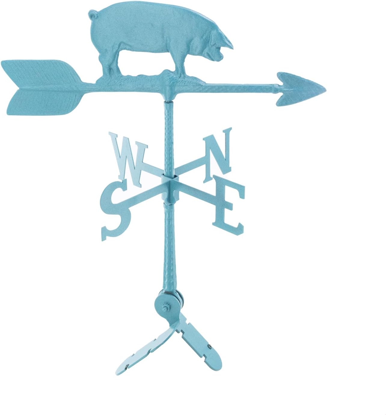 Montague Metal Products - 24″ Aluminum Weathervane - 6 Colors Available - Outdoor Windvane - Roof Metal Decor - Mount Included (4 to Choose from) - Hand Cast Aluminum Weathervane
