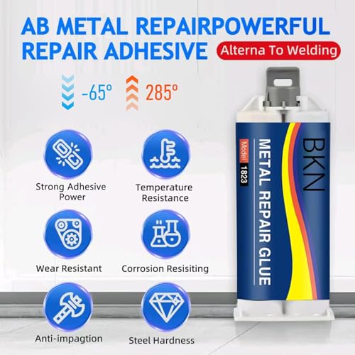 Liquid Metal Weld|3 Set Strong Foundry Glue for Metal, High Temp & Waterproof Adhesive Glue, 100ml All-Purpose Casting Repair Kit