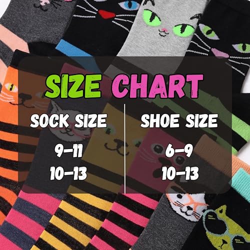 Image of Tipi Toe Women's Fun Patterned Dress Socks, 12-Pack Lightweight Colorful Crew Socks, Casual Novelty Assorted Designs