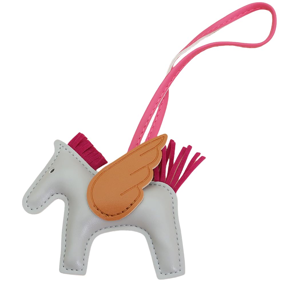 Angel Pegasus bag hanging ornaments, cute Internet red pony pendant car keychain bag hanging ornaments ladies charm