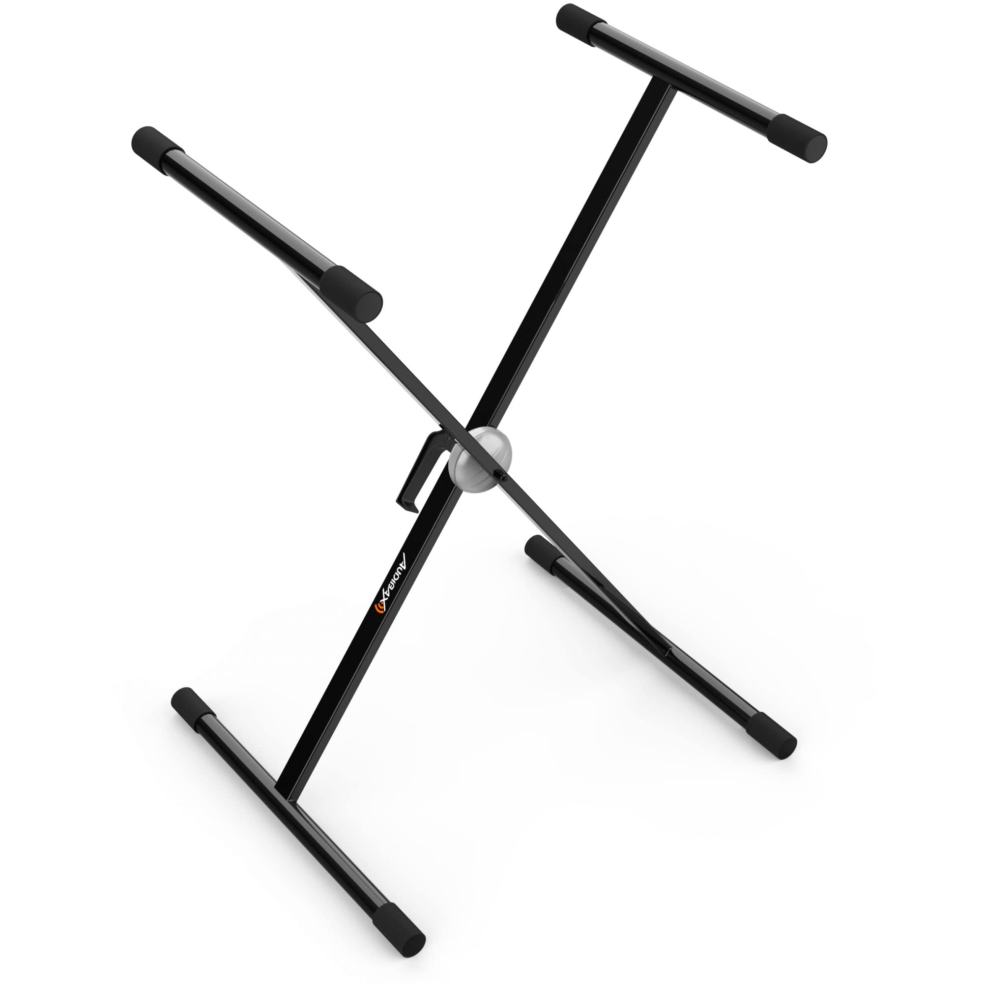 Audibax Onyx 131 - Supporto per Tastiera a Forbice - Supporto per Tastiera Musicale Elettronica - Sistema di Regolazione con Snodo Sferico Easy Lock - Carico di 40 kg - Tastiere da 61, 76 e 88 Tasti
