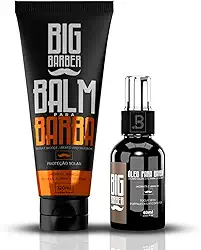 Kit Balm e Óleo Para Barba Hidratante Big Barber