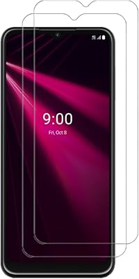 VIESUP for T-Mobile REVVL V 4G High Clear Screen Protector Tempered Glass - [2Pack] 9H Hardness Anti-Scratch Easy Installation Screen Protector Protective Tempered for T-Mobile REVVL V 4G