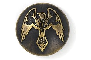 Wild Rag Slide: Raven Screw Back Concho Embellishment