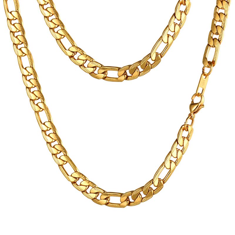 Collier Homme Chaîne Spiga PROSTEEL – Acier Inoxydable 316L, 3 Mm, Plusieurs Longueurs