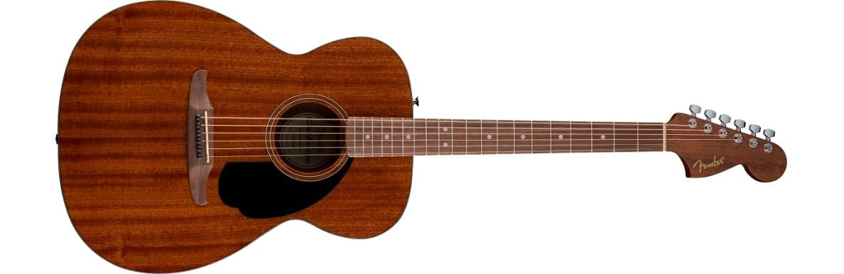 Fender California Standard Monterey Akustikgitarre Sapele-Decke schwarzes Schlagbrett