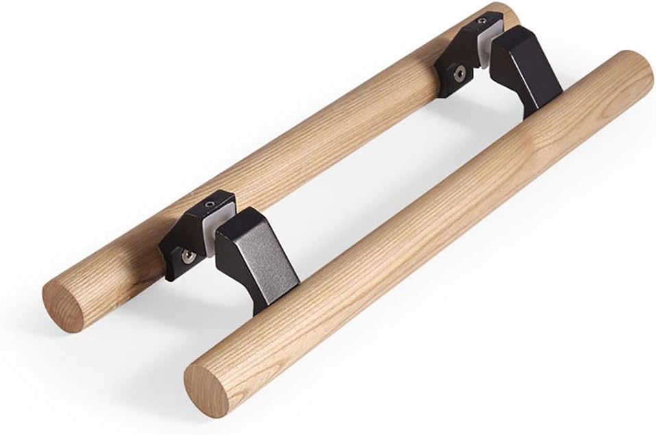 Door Handle, Solid Wood Commercial Push-Pull Door Handle for Glass Doors/Wooden Doors (Length800mm)
