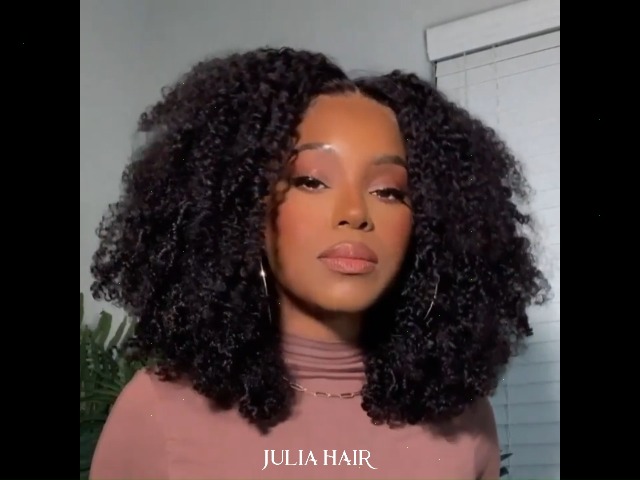 Amazon.com : Julia Hair Curly Lace Closure Wigs Human Hair for