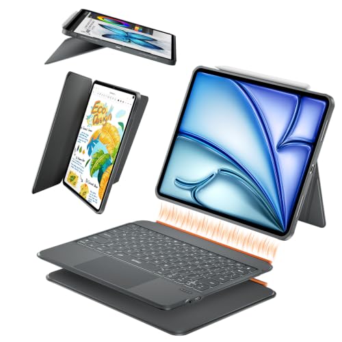 Image of WIWU iPad Case with Keyboard Air 11 Inch M4 2026 M2 /M3 A16 10th Gen Air 5 /4