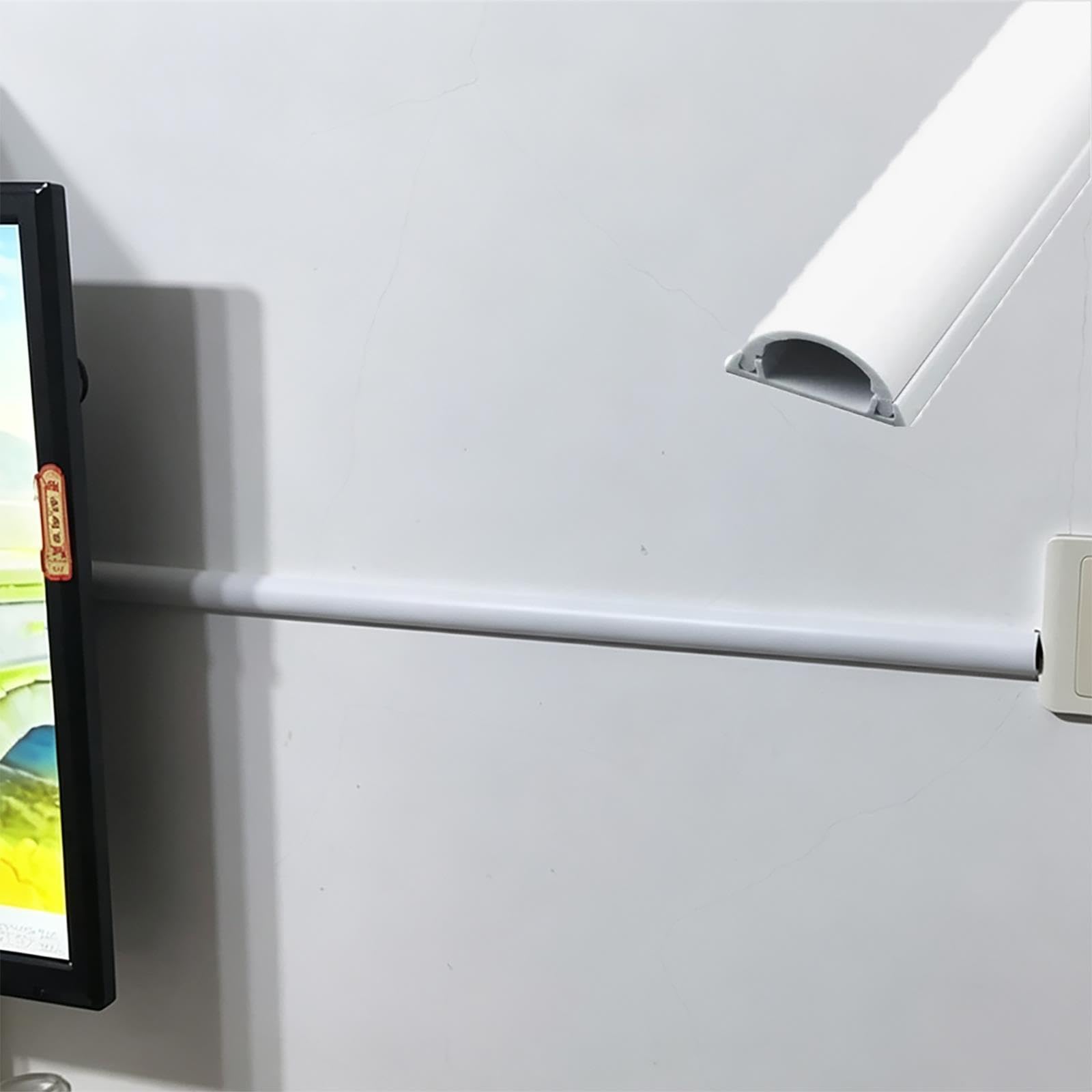 Canaleta De Pared para Gestión De Cables (para 4 Cables Pequeños)